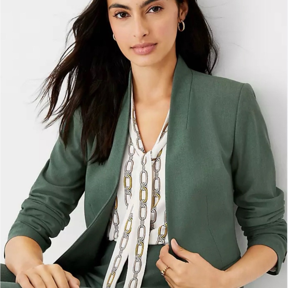 Ann Taylor Pine Green Suit Set